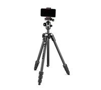 Manfrotto Element MII - Trípode de Viaje de Carbono con Cabezal Esférico y Bluetooth para Smartphone y Cámaras Compactas, CSC, DSLR, Accesorios de Fotografía, Creación de Contenidos, Vlogs