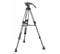 Manfrotto Trípode de doble tubo Nitrotech 608 + Carbon Fast
