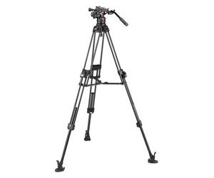 Manfrotto Trípode de doble tubo Nitrotech 612 + CF Fast - modelo de demostración