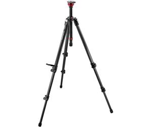 Manfrotto Trípode de vídeo MDEVE 755CX3 con sistema de nivelación de bola 50mm