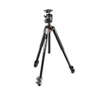 Manfrotto 190XPRO Trípode de Aluminio de 3 Secciones con Rótula de Bola XPRO y Placa 200PL - Trípode Profesional para Cámaras Réflex y sin Espejo
