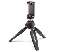 Manfrotto Trípode PIXI Mini con pinza universal para smartphone