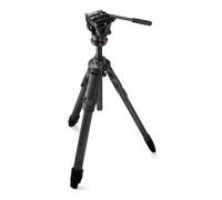 Manfrotto Un híbrido Carbono Trípode + cabeza fluida 500X