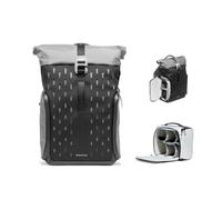 Manfrotto Uncover Mochila Fotográfica 24L, Roll-Top Extensible