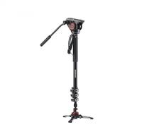 Manfrotto XPRO 4 section video monopod w Fluid head