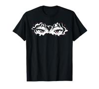 Manga Anime Girl Eyes Pink Kawaii Camiseta