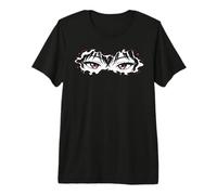 Manga Anime Girl Eyes Pink Kawaii Camiseta Premium