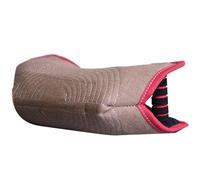 Manga antimordeduras para perros de 33 x 20 x 14 cm. Manga de entrenamiento de lino resistente a las mordeduras con 2 asas auxiliares. Equipo interactivo profesional para el entrenamiento de mord