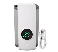 Manga Calentadora de Leche de Calentamiento Rápido, Calentador de Biberones con Batería de Gran Capacidad para Viajes, Calentador de Alimentos Portátil Temperatura Constante,