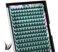 Manga Cluster Lashes 168 extensiones de pestañas, aspecto mojado, ultrafinas, invisibles, extensiones de pestañas, extensiones de pestañas, anime anchas anchas (gatito, C-10-18 mm)