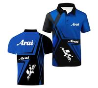 Manga Corta Deporte Po.loT-Shirt A.R.A.I，Camisa de Po.lo Golf Tenis con Estampado，Camisetas Técnica Apta para Trail Trekking y Más(Slanse,XL)