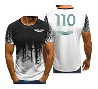 Manga Corta Para Hombre Everyday A.s.t.o.n M.a.r.ti.n, Para Hombre Con Degradado, Verano Casual Secado Rápido, Atléticas(White,6XL)
