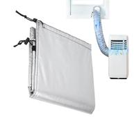 Manga De Aislamiento De Manguera De AC - Cubierta De Ventilación Portátil, Escudo De Aluminio De Cuatro Capas, Cordón Ajustable | Diseño Ahorro De Energía A Prueba De Polvo Para Tubo