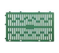 Manga de árbol de plástico PP ajustable con patrón de ranura transpirable y opciones de orientación apilables para una aplicación flexible (verde)