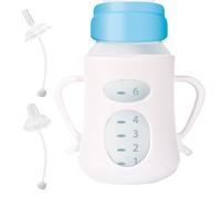 Manga De Botella De Alimentación - Botella Soporte Di Botellas Anti -rompientes | Cubierta Silicona Tercera Generación Con Pato Y Tubo Boquilla Succión | Manga Resistente A La Gota