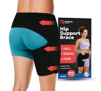 Manga de compresión de cadera para muslo, dispositivo de alivio del dolor de ciática de cadera, envoltura de compresión para isquiotibiales e ingles para alivio del nervio ciático, soporte de cadera