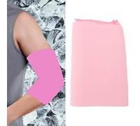 Manga de Compresión para Terapia de Frío, para Artritis, Lesiones, Recuperación Deportiva, Reutilizable, Cómoda Y Ultra Flexible, Envoltura de Hielo para Rodillas, Codos, Espinillas,(Rosa L)