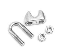 Manga de cuerda alambre acero inoxidable 304, Clip Cable tipo U, fijación, pernos abrazadera, aparejo, 1 ud(M16)