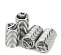Manga de reparación de Dientes de Tornillo de Acero Inoxidable 304, Manga helicoidal en Espiral Protectora de Alambre, M1.6M2M3M4M5M6 ~ M24, Inserto A2(D3,M4x0.7 (50Pcs))