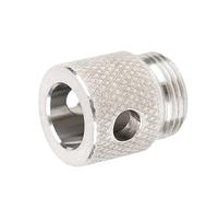 Manga de taladro de acero para carpintería, perfil de aluminio, taladro escalonado, guía de espiga, buje, accesorios de herramientas eléctricas de acero inoxidable