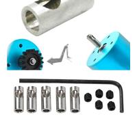 Manga del adaptador del eje del motor RC 3 17 mm a 5 mm Reductor de piñón Cambio del eje sobre la manga compatible con varios motores RC para convertir el tamaño del eje