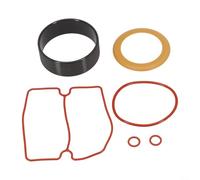 Manga del cilindro del compresor de aire sin aceite con para anillo de pistón y kit de juntas de goma de nitrilo para piezas de reparación de bomba silenciosa de 550 W a 1500 W, color negro (para 550
