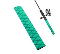 Manga encogimiento de calor para caña de pescar, caña de pescar tubería de retiro de calor - Tubo de manga Envoltura de alquiler de calor - Envoltura de tubo de manga no deslizante 1 metro de 1 metro,