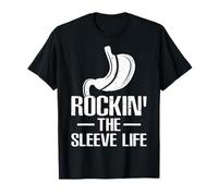Manga gástrica Divertida Cirugía bariátrica Rockin Sleeve Life Camiseta