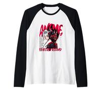 Manga Japanese Anime Merch Kawaii Kitsune para hombres, mujeres y niños Camiseta Manga Raglan