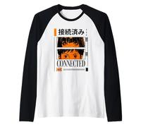 Manga Japanese Anime Merch Kawaii Kitsune para hombres, mujeres y niños Camiseta Manga Raglan