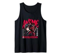 Manga Japanese Anime Merch Kawaii Kitsune para hombres, mujeres y niños Camiseta sin Mangas