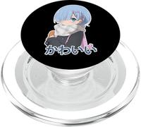 Manga Kawaii para fanáticos del Anime Otaku Cute Waifu PopSockets PopGrip para MagSafe