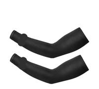 Manga Ligera, Lightweight Thin Cool Arm Sleeves Rayon Breathable Sweat-Wick Multicolor(Black)