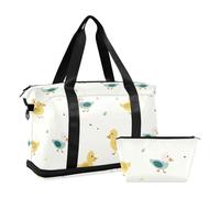 Manga Mallard Duck Adventure Offwhite - Bolsa grande impermeable para fin de semana con correa ajustable para senderismo