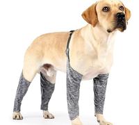 Manga para lamer la pierna del perro, soporte impermeable para perro, coderas protectoras suaves antisuciedad, pantalones ajustables para evitar lamer, mangas de patas delanteras y traseras