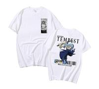Manga That Time I Got Reincarnated as a Slime Camisetas Rimuru Tempest Top Rimuru tee Slime Summer Top Camisetas Japón Anime Slime Ropa