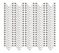 Manganese Steel Tube Pins 6mm Strong Flexible 100pcs | Manganese steel construction, strong flexibility, prevents pole dislocation, fits 6mm tubes, 100pcs value pack