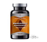 MANGANESO VITOLAMIN® - 365 COMPRIMIDOS VEGETARIANOS - Refuerza los tejidos conjuntivos y confiere fortaleza a los huesos y cartílagos. No-GMO