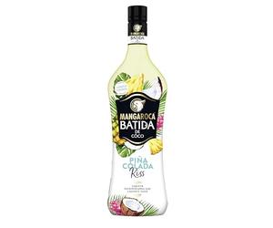 Mangaroca Batida Piña Colada Limited Edition (1x 0,7 l), ready-to-drink Mischung kombiniert den unverkennbaren Kokosnussgeschmack von Mangaroca Batida mit köstlichen Ananasaromen