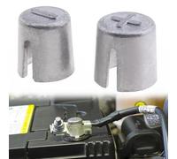 Mangas de Batería de Automóvil,2pcs Adaptador Poste de Convertidor de Terminal de Batería,Coche Mangas de Positivos o Negativos,Adaptadores de Poste Del Convertidor de Terminal de Batería Adaptadores