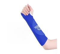 Mangas de brazo de voleibol con acolchado grueso y agujero para el pulgar, coderas de compresión de nailon transpirable, para baloncesto, tenis, equipo de protección antideslizante, para adultos y