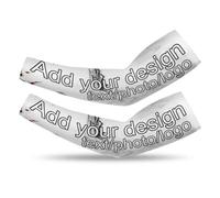 Mangas De Brazo Personalizadas Para Hombres Y Mujeres - 1 Par De Mangas De Brazo De Enfriamiento Con Logotipo De Foto De Texto Personalizado Para Béisbol,Fútbol, Softbol, Deportes,Ciclism