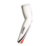 Mangas de compresión BaronHong unisex brazo manga protección UV para deporte al aire libre (rojo, XXL)