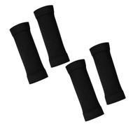 Mangas de Compresión para Brazos, 2 Pares Codo Deportivo Transpirable | Elástica, Shaper del Brazo, Negro, Unisex, para Flacidez, Soporte para Lipedema, Deporte y Alivio del Dolor Diario