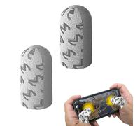 Mangas de dedo de juego de teléfono móvil plateadas de 0.03 mm - Manga protectora del pulgar | Guantes de controlador manual del jugador, cubierta del pulgar resistente al sudor para juegos, U