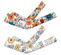 Mangas De Jardín Mangas De Jardinería 2 Pares De Mangas De Protección Solar Para Jardín 2 Estilos Mangas De Brazo Refrescantes Florales Con Orificio Para El Pulgar Transpirable Y a Prueba De Espinas