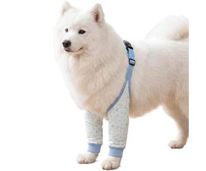 Mangas de recuperación para perros, antilamer con ajustable - Protector de rodillas para perros, mangas patas, para perros de talla grande y ancianos Post-ejercicio Paseos Camping Senderismo Viaje