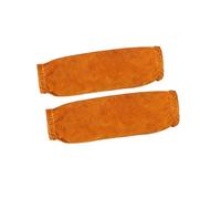 Mangas de soldadura de cuero suave y flexible que proporcionan gran comodidad y protección de brazo de barrera cálida resistente al fuego para hombres y mujeres