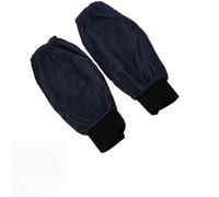 Mangas de soldadura solar para protección, cubierta de capucha resistente al calor, 1 par de puños elásticos azules de 380 mm, resistentes al desgaste, resistentes al viento, resistentes al aceite