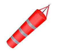 Mangas de Viento for Aeropuerto, Manga de Viento para Exterior con indicador de cinturón Reflectante, Bandera de aviación for Exteriores, aeropuertos, Granjas y Parques(100cm)